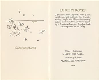 (ROBINSON, ALAN JAMES.) Carol, Mark Philip. Banging Rocks.
